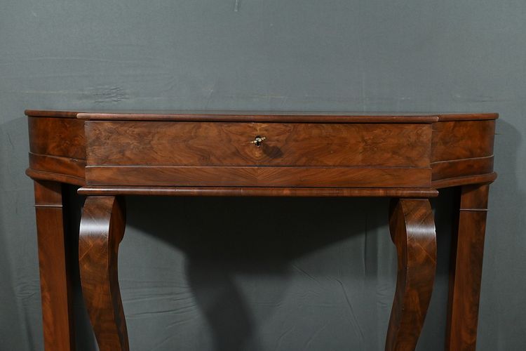 Console en Acajou et Placage d’Acajou, style Restauration – Milieu XIXe
