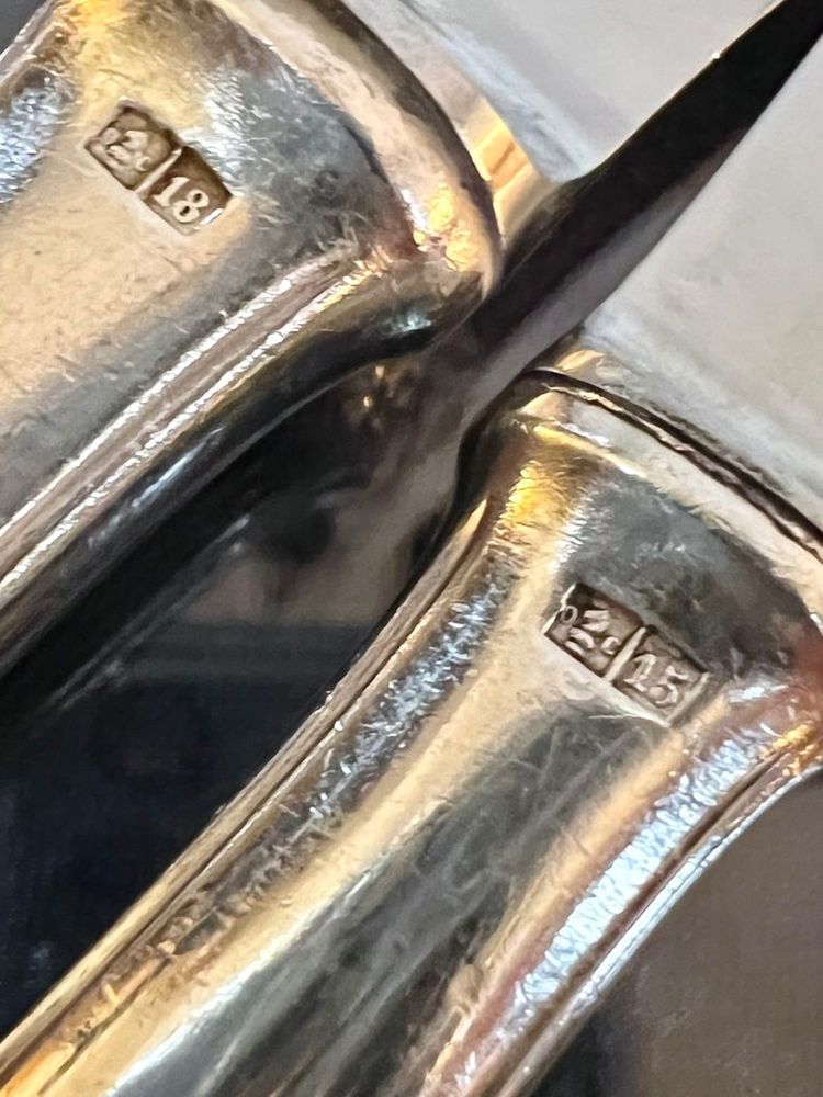 Alfénide Metal Cutlery - Ménagère Art Déco Christofle - Métal Blanc