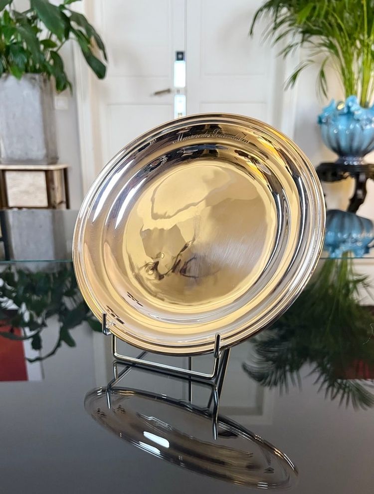 Silver Plated Serving Dish - Maison Des Journalistes - Ercuis