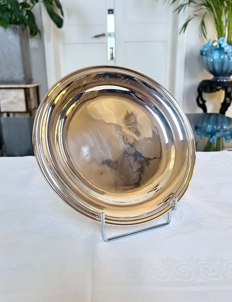 Silver Plated Serving Dish - Maison Des Journalistes - Ercuis