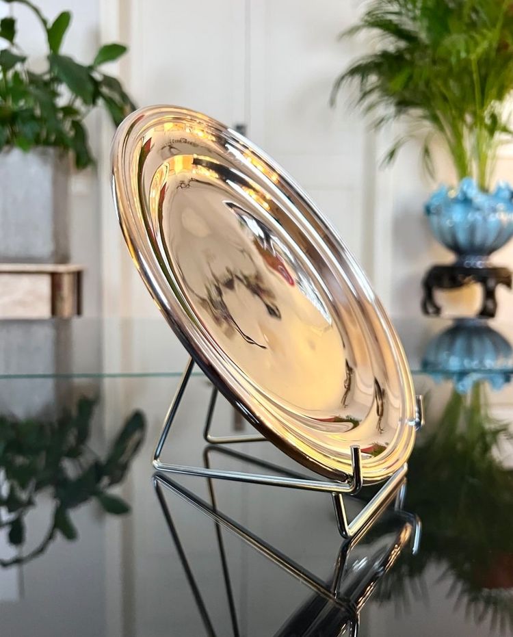 Silver Plated Serving Dish - Maison Des Journalistes - Ercuis