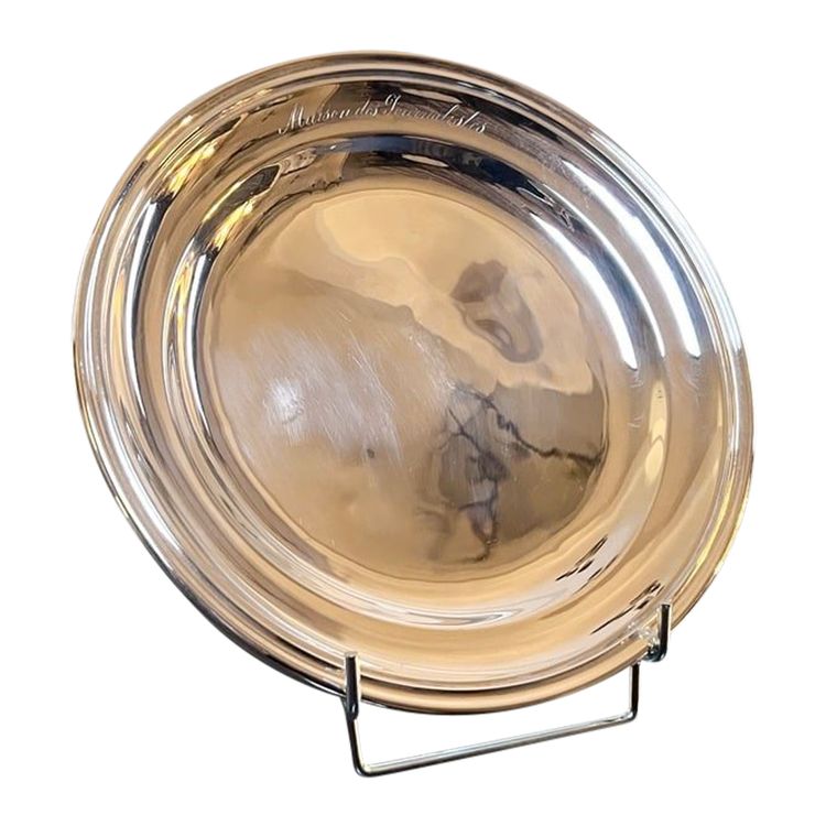 Silver Plated Serving Dish - Maison Des Journalistes - Ercuis