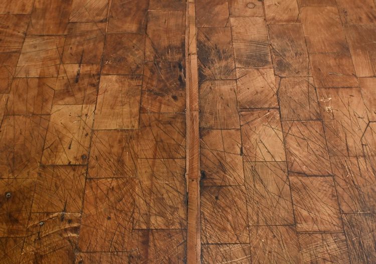 Butcher's Block in Solid Beech, X.Aubert Factory – 1950
