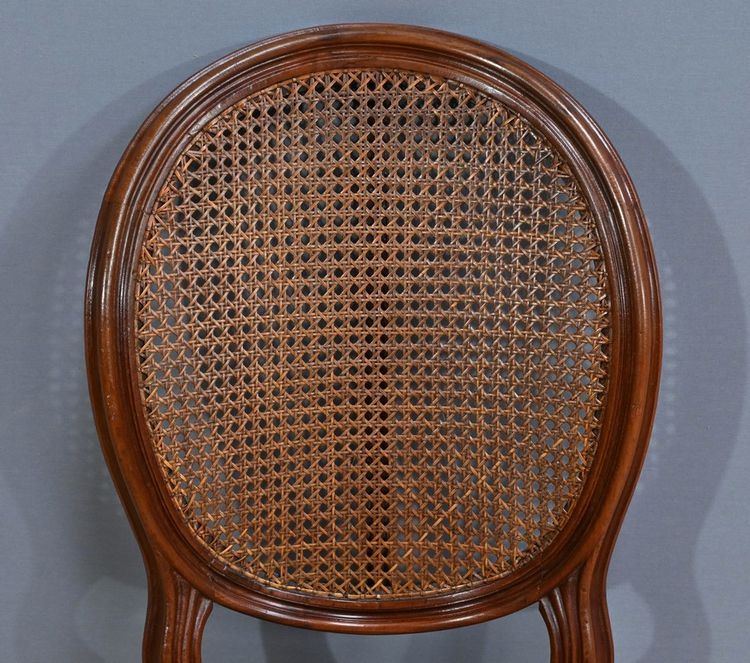 Set of 8 Mahogany Chairs, Louis XVI style – Late 19th century