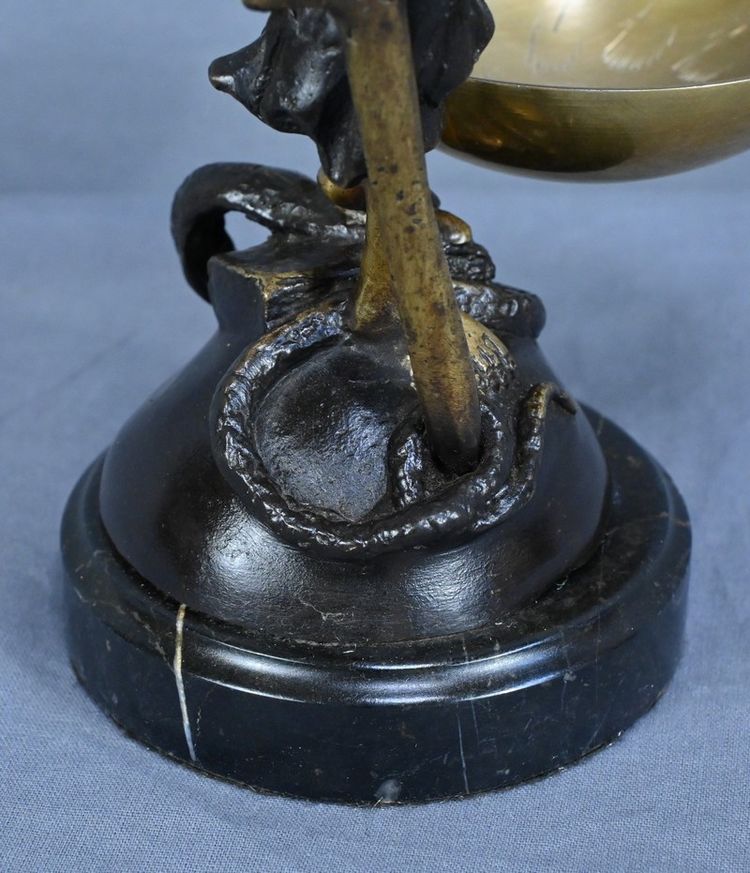 Allegoria della Giustizia in bronzo, da C.Franchomme – Inizio XX secolo