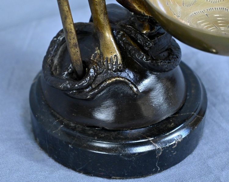 Allegoria della Giustizia in bronzo, da C.Franchomme – Inizio XX secolo