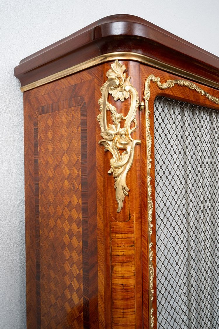 Bibliothèque ancienne Napoléon III France 19ème siècle.