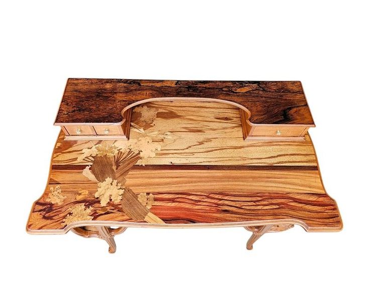 Emile Gallé Bureau Art Nouveau "Aux Ombelles"
