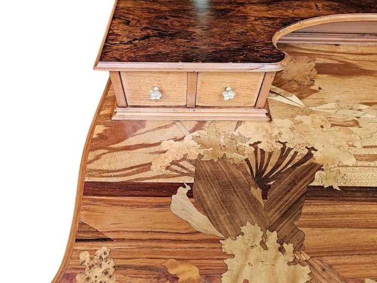 Emile Gallé Bureau Art Nouveau "Aux Ombelles"