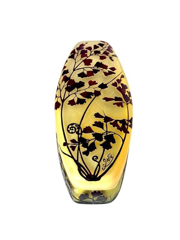 Emile Gallé Art Nouveau "Ginko" Candy Box