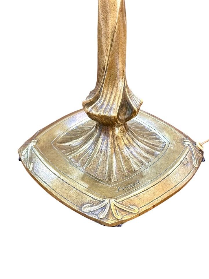 Jules Playing Art Nouveau Double Lamp