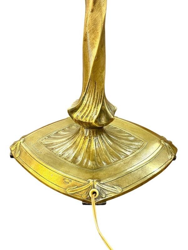 Jules Playing Art Nouveau Double Lamp