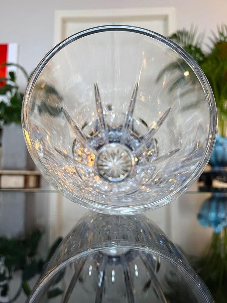 Kristallvase - Vintage Deko-Objekt