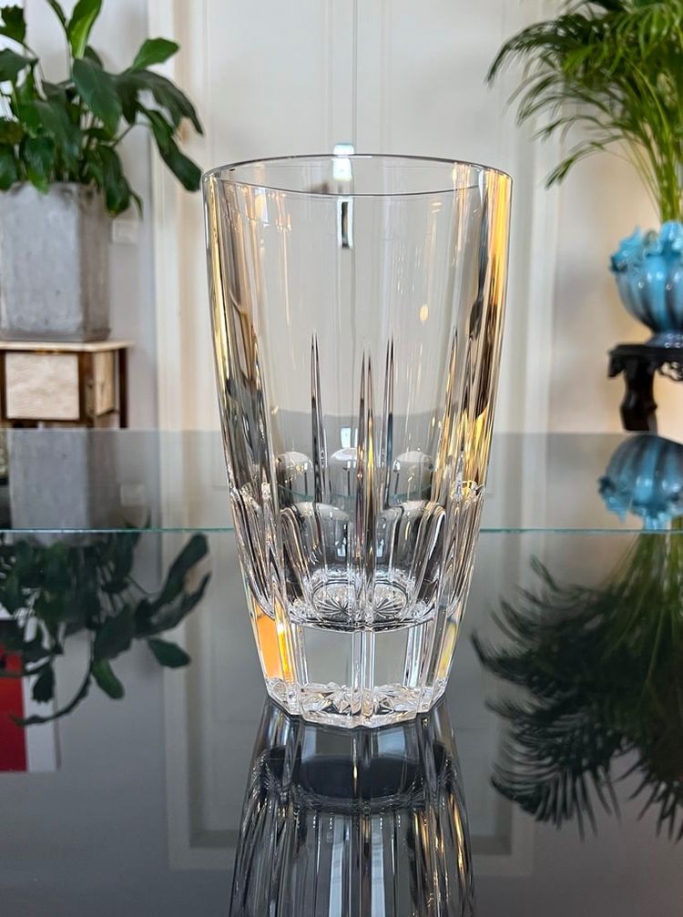 Kristallvase - Vintage Deko-Objekt