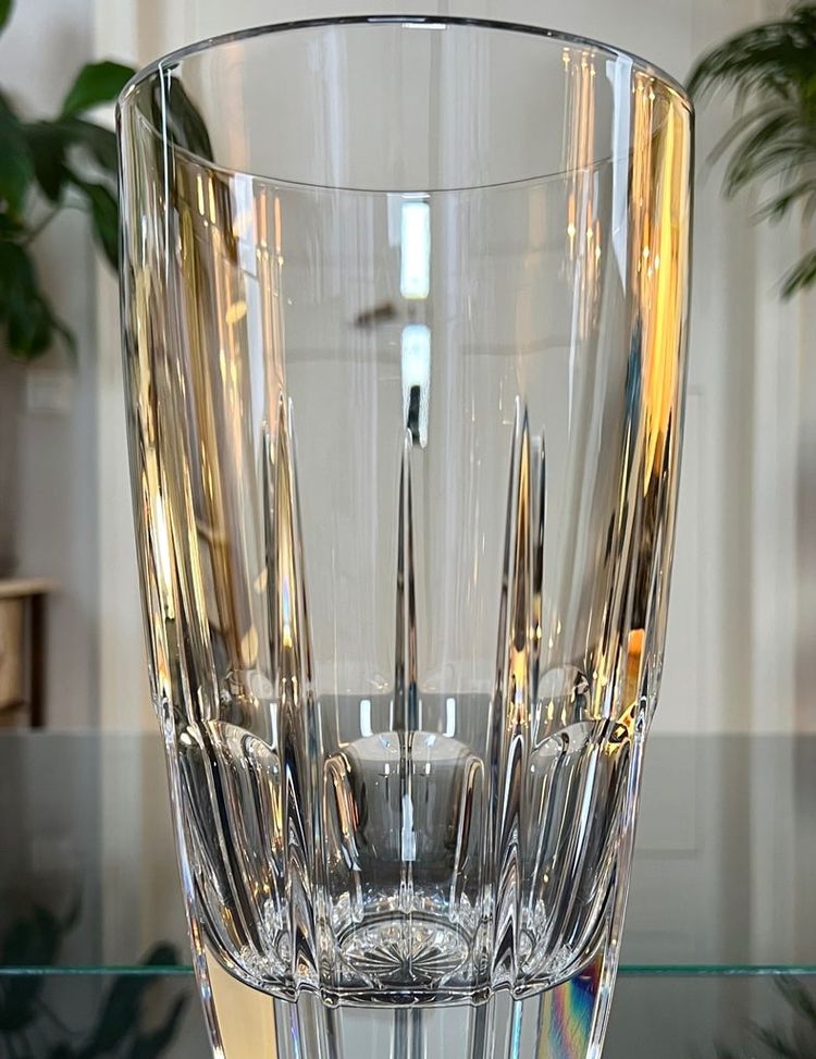Kristallvase - Vintage Deko-Objekt
