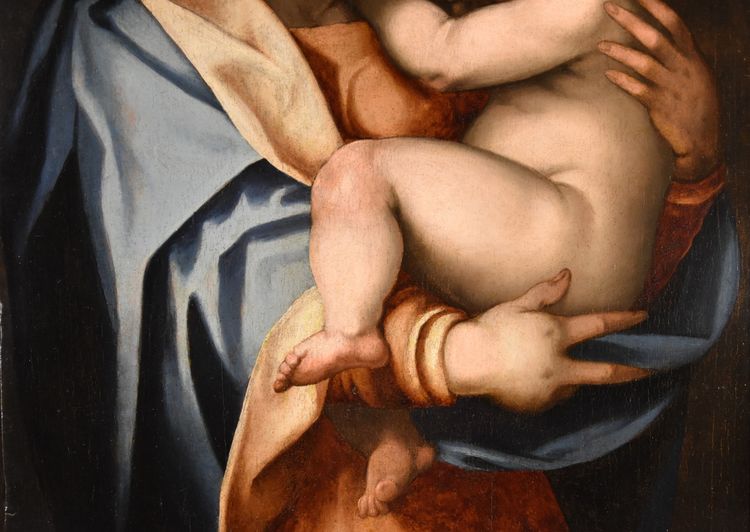 Jungfrau und Kind, Werkstatt von Andrea Del Sarto (Florenz 1486 - 1530)