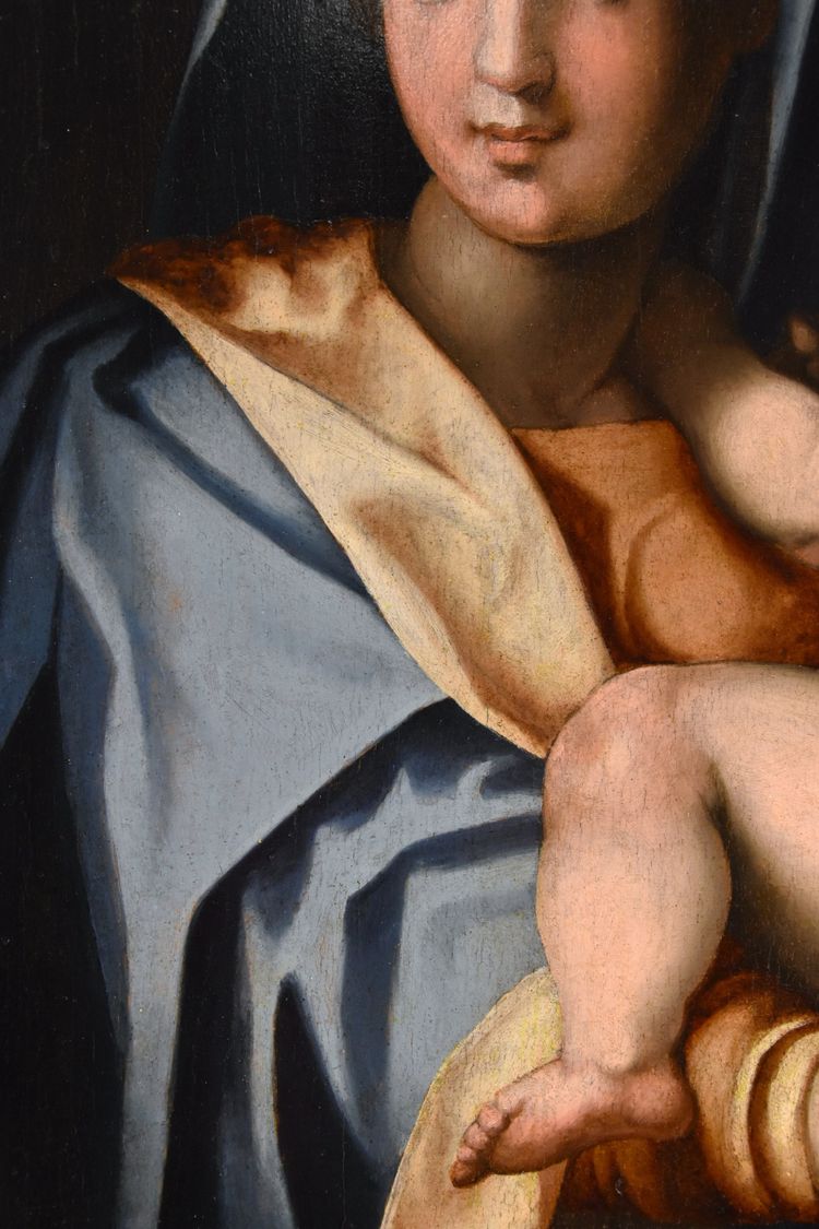 Jungfrau und Kind, Werkstatt von Andrea Del Sarto (Florenz 1486 - 1530)