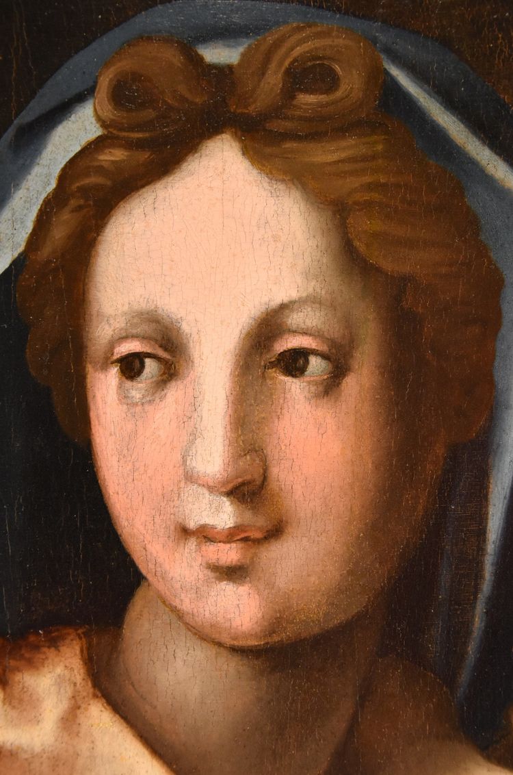 Jungfrau und Kind, Werkstatt von Andrea Del Sarto (Florenz 1486 - 1530)