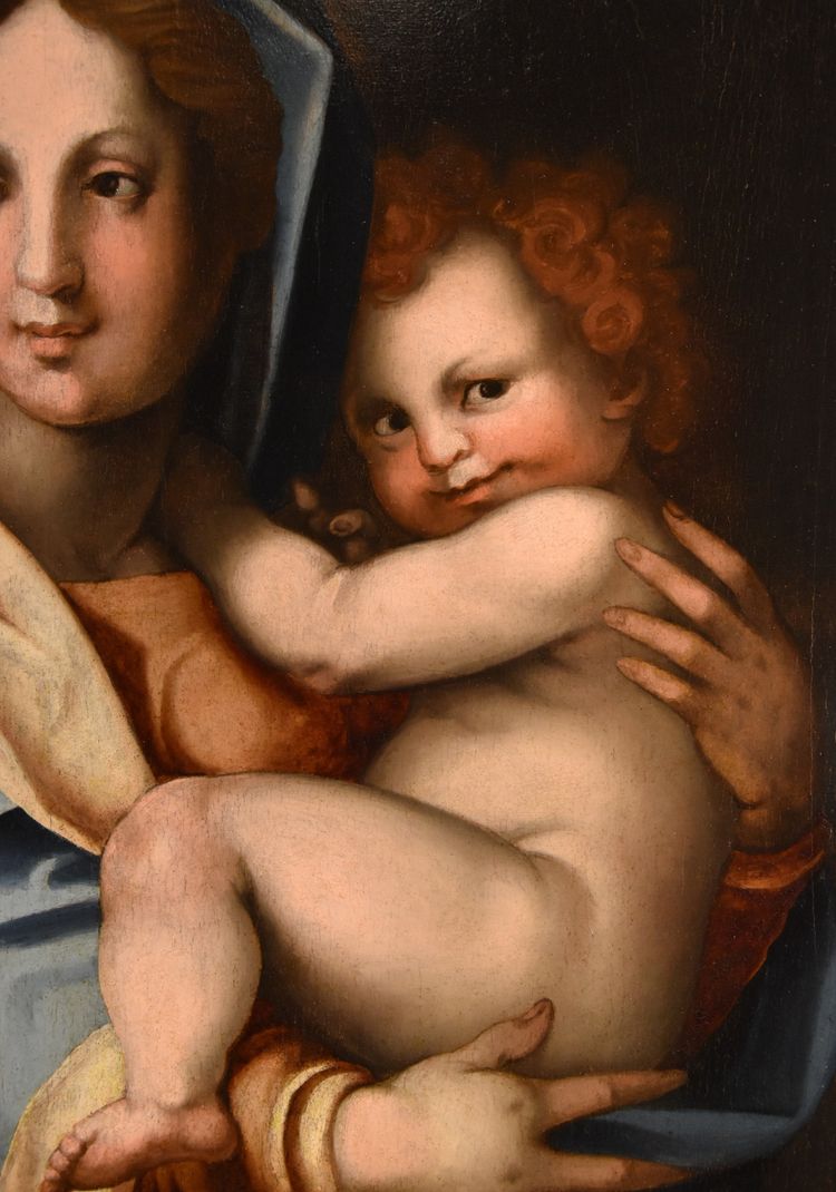 Jungfrau und Kind, Werkstatt von Andrea Del Sarto (Florenz 1486 - 1530)