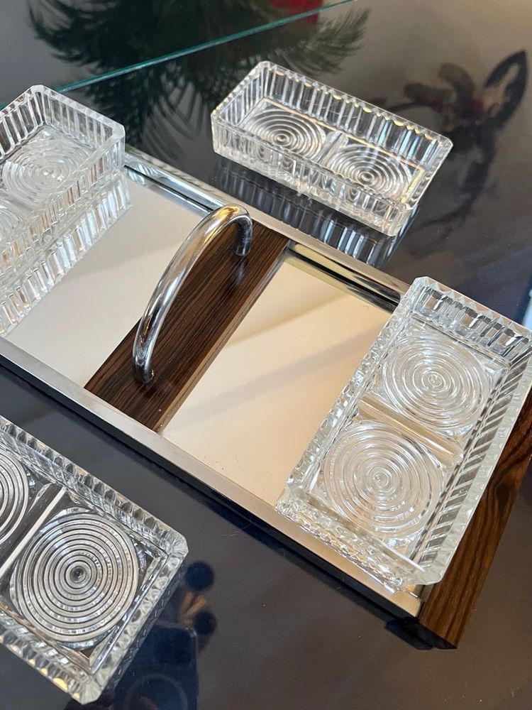 Appetizer Serving Tray - Modernist Art Deco Serving Tray