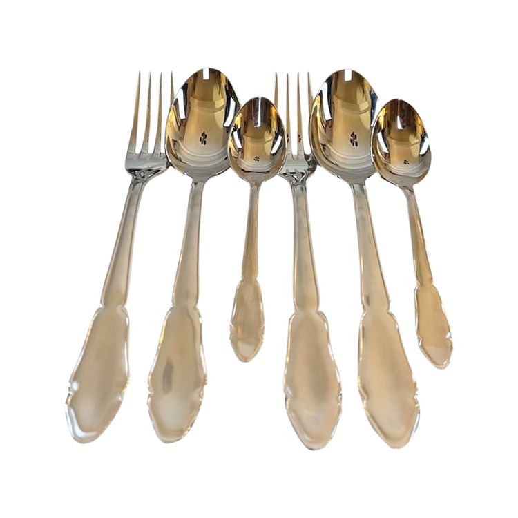 12 Piece Stainless Steel Cutlery Tray - Set