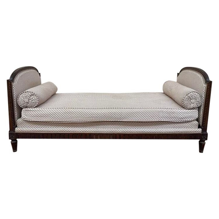 Benche - Tessuto di fiori di divano in stile Louis XVI