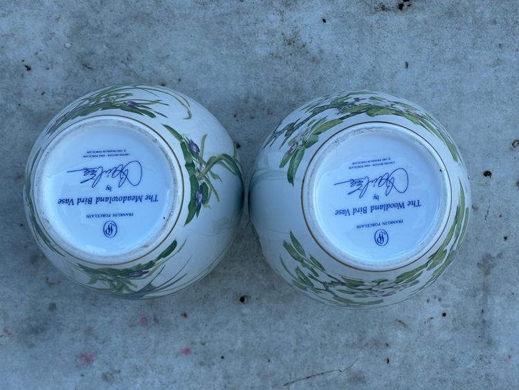 Pair of Franklin vases