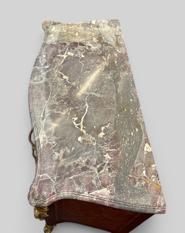 Importante Commode Tombeau En Marqueterie Estampillée De Hansen Hubert époque Louis XV XVIIIème