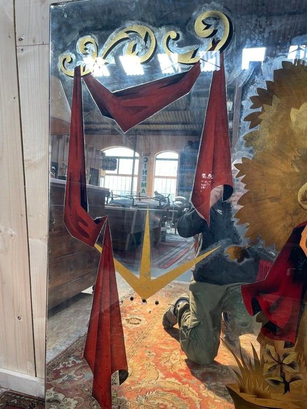 Bistrot Venetian mirror - Music / Theater Scene Brasserie