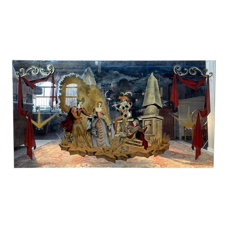 Bistrot Venetian mirror - Music / Theater Scene Brasserie