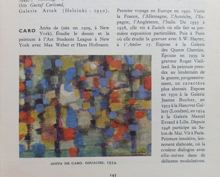 Anita de Caro in New York geboren 