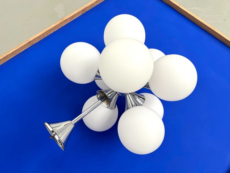 Space Age "Sputnik" ceiling light, 1960s