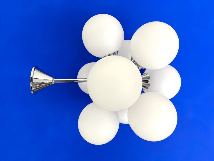 Space Age "Sputnik" ceiling light, 1960s
