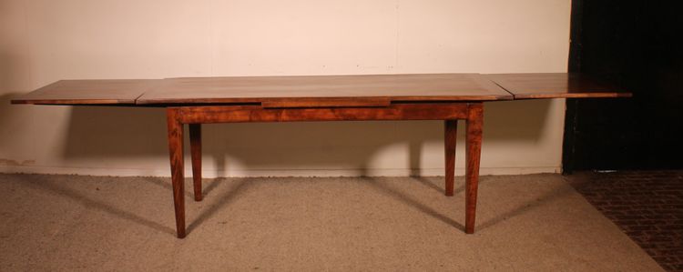 Table à Rallonge En Merisier Du 19° Siècle