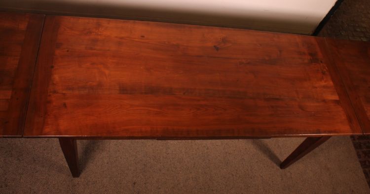 Table à Rallonge En Merisier Du 19° Siècle