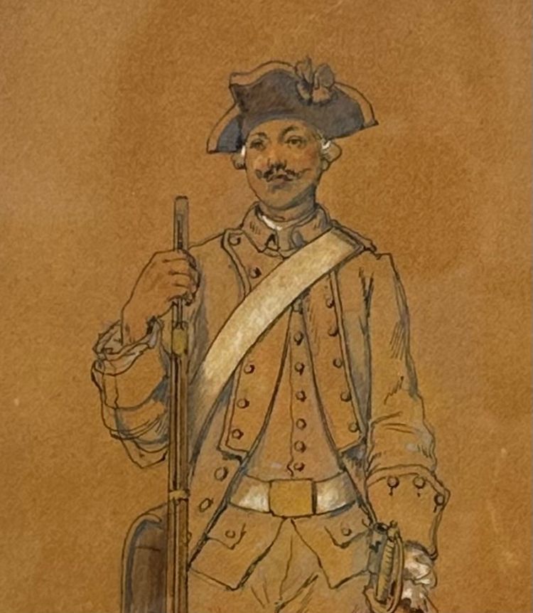 Original 18th century drawing