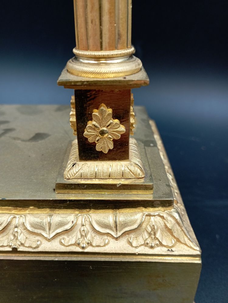 Louis XVI period portico clock