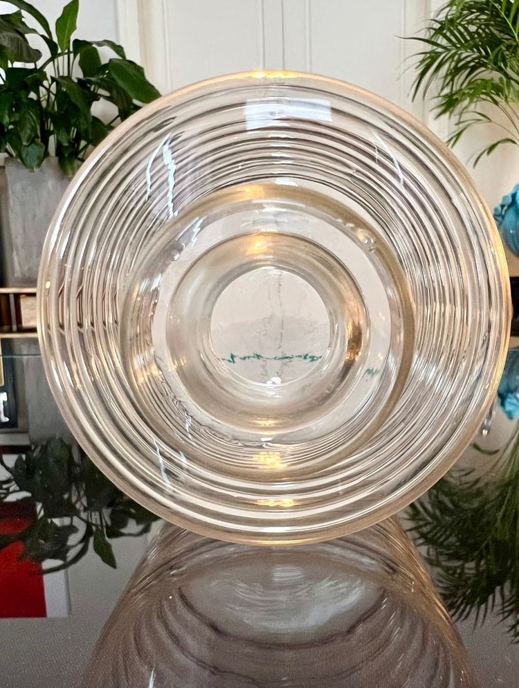 Caraffa da bar - Bouteille En Verre - Filets d'Or Fin - Art Déco