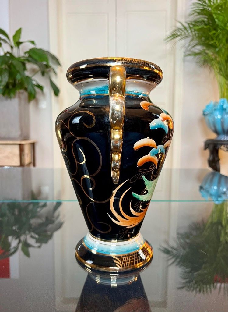 Vintage Earthenware Vase - Dans Le Goût Des Styles Vallauris Monaco