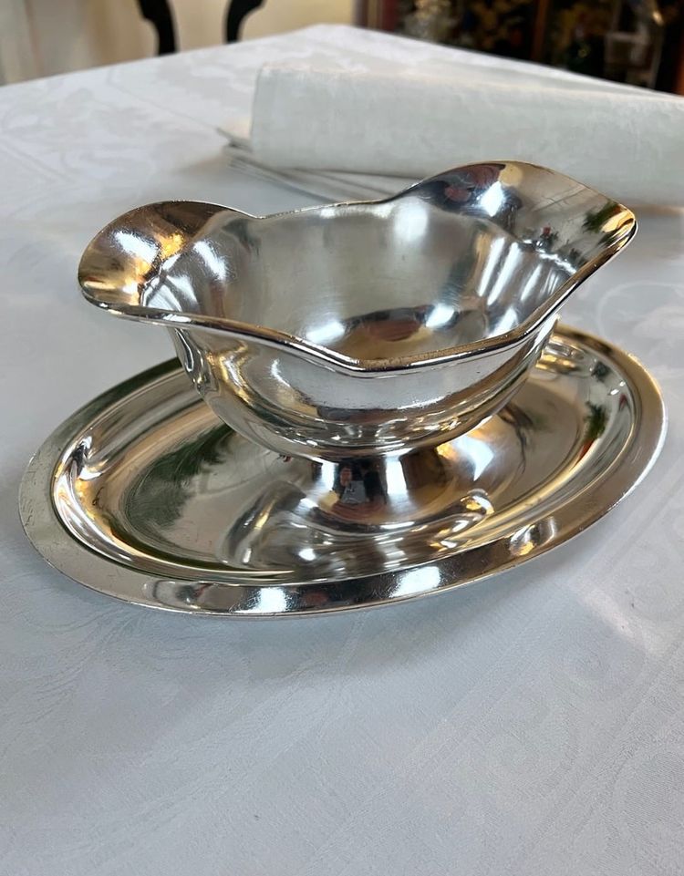 Vintage Christofle Silver Plated Gravy Boat