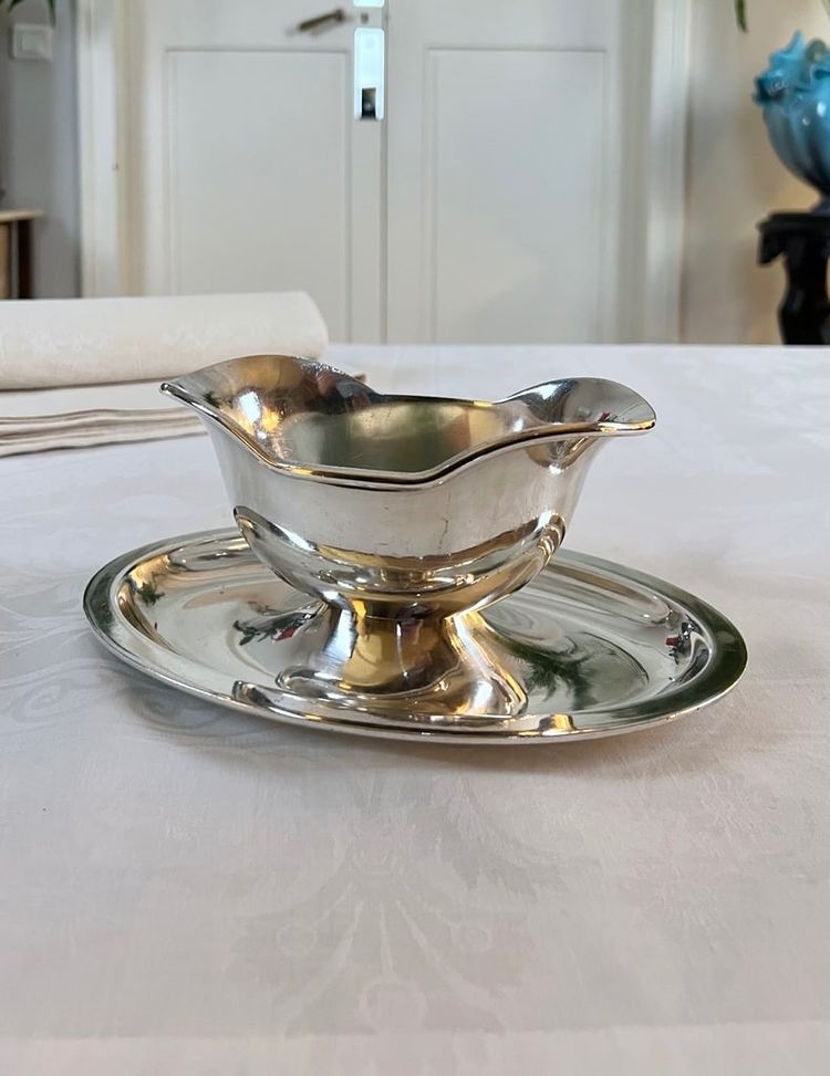 Vintage Christofle Silver Plated Gravy Boat