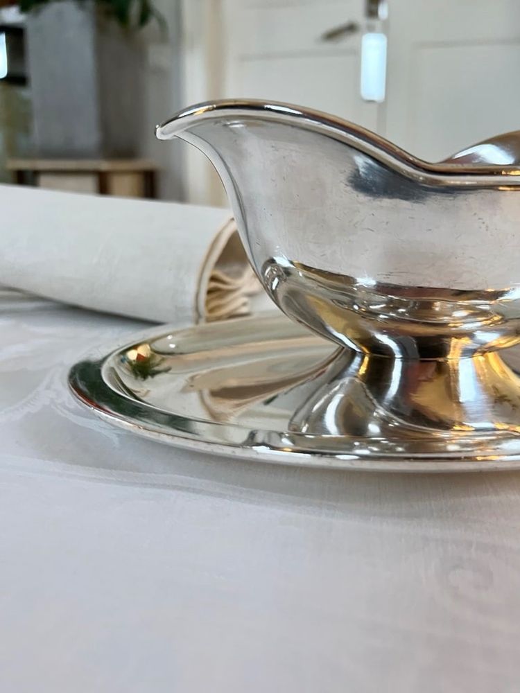 Vintage Christofle Silver Plated Gravy Boat