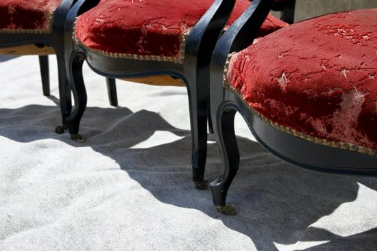 Suite Of Ten (10) Napoleon III Seats, 19th Century