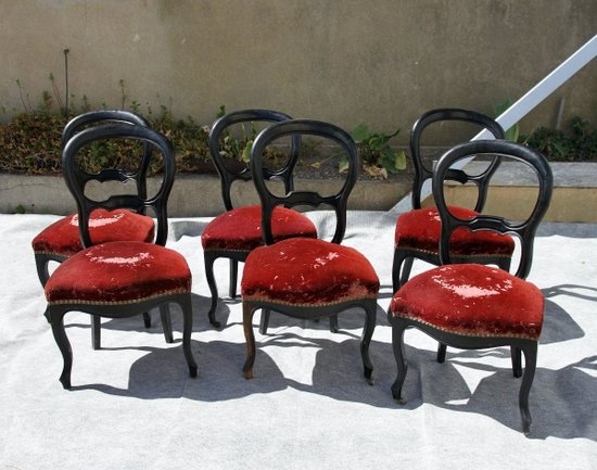 Suite Of Ten (10) Napoleon III Seats, 19th Century