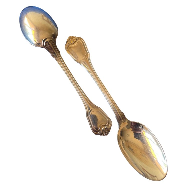 11 mocha spoons.