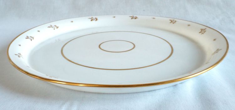 Baccarat : service de nuit en opaline dorée, époque Napoléon III vers 1860