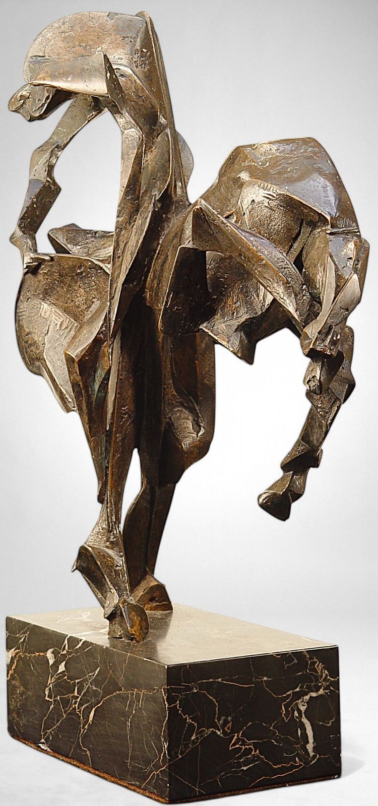Bucephalus (also titled Alexander, King of Macedon) – Bronze sculpture by Manolis Tzobana