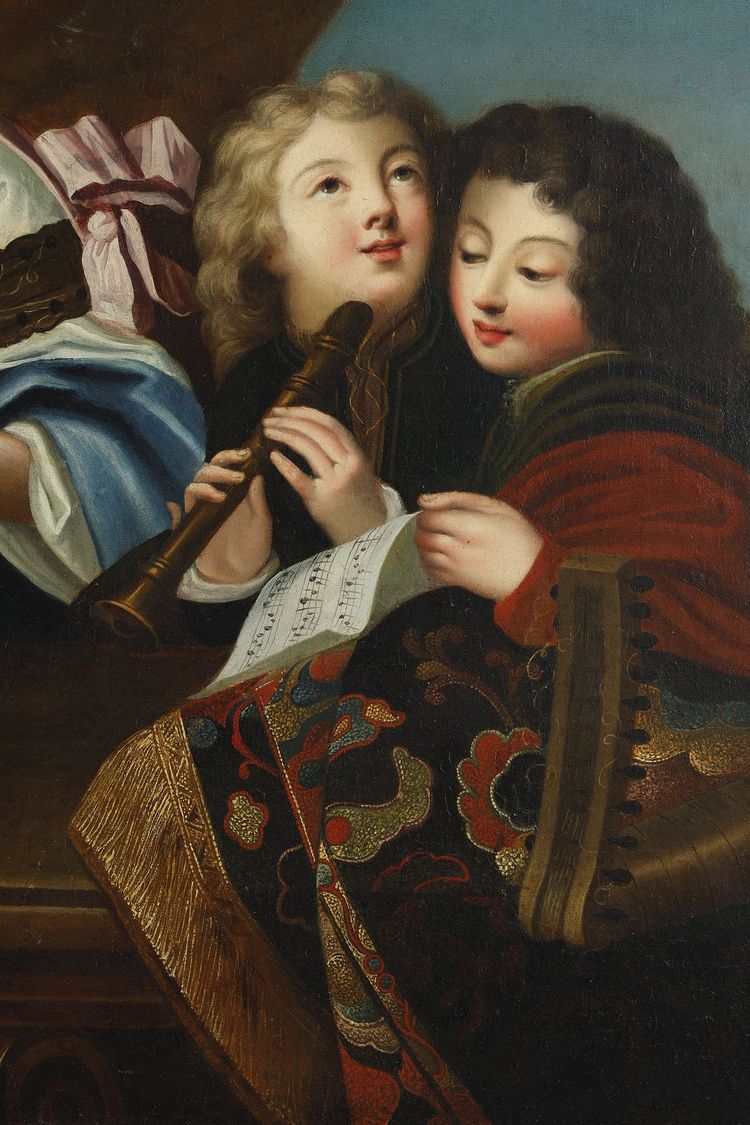 Scuola francese del XIX secolo, da Jacques-François Courtin (1672–1752) Il suonatore di cetra