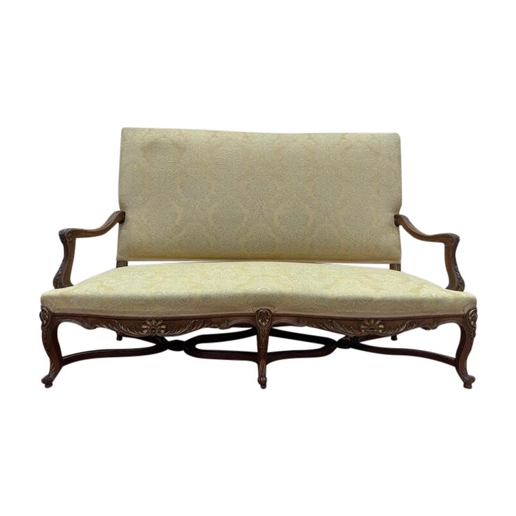 Canapé banquette de style Louis XV - Régence