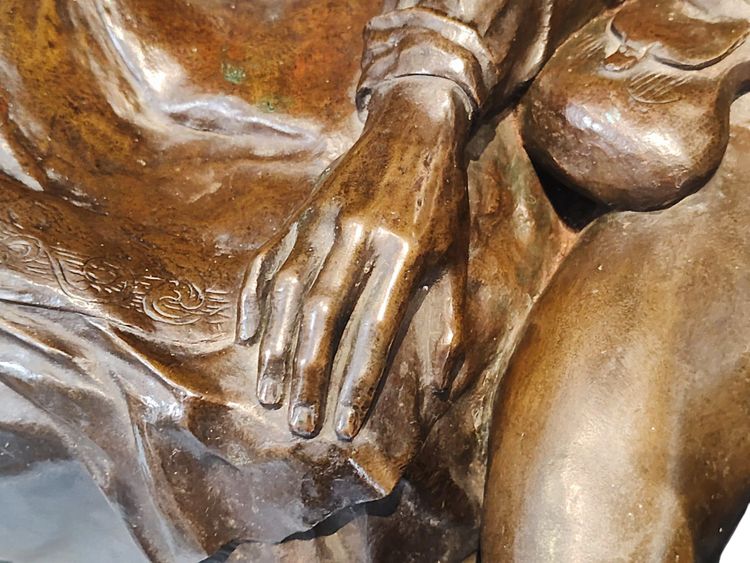 Charles Samuel – Thyl Ulenspiegel e Nele (riduzione del Monumento a Charles De Coster, 1894)